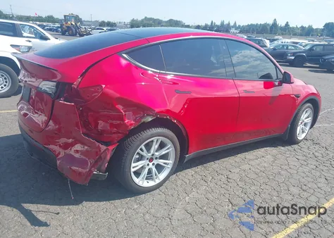 2020 Tesla Model Y Long Range Dual Motor All-Wheel Drive из США, поврежденный, VIN 5YJYGDEE7LF030371